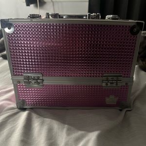 Pink train case